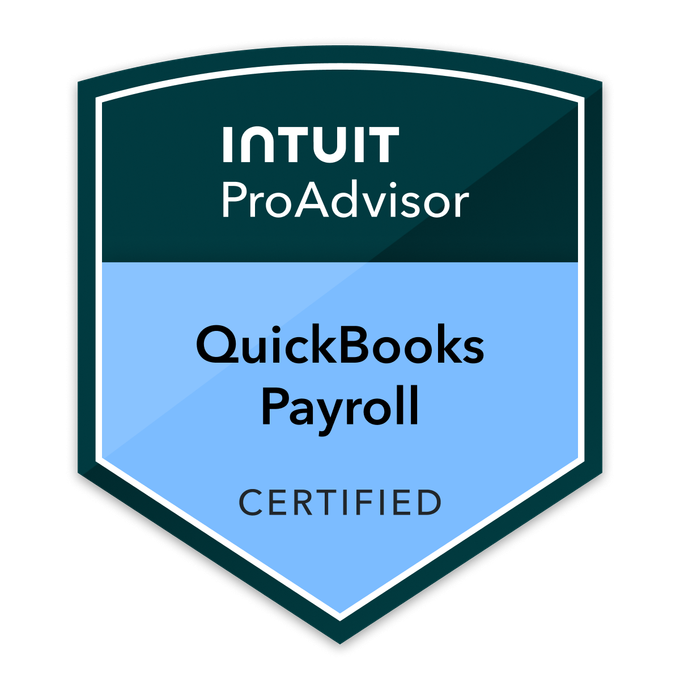 Intuit ProAdvisor QuickBooks Payroll Certified